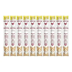 GimCat Sticks with Poultry 10x5 g