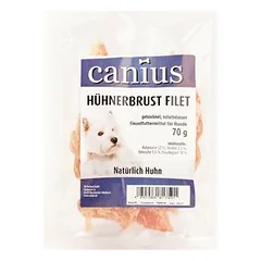 Canius vištienos krūtinėlės filė, skanėstai šunims, 50 - 79 g — 3 nuotrauka