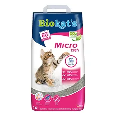 BIOKAT'S Micro Fresh 14 l smulkus bentonito kraikas
