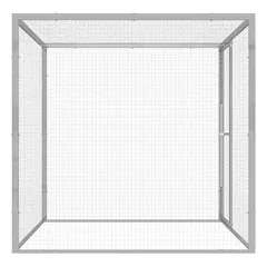 Prolenta Premium narvas katėms Iden, 3 x 1,5 x 2,5 m, sidabrinė, plienas — 3 nuotrauka
