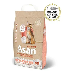 ASAN Cat pure ekologiškas celiuliozės kraikas trumpaplaukėms katėms, 10 l
