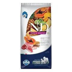 FARMINA N&D TROPICAL SELECTION - Lamb ADULT MED&MAX sausas maistas šunims