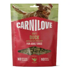 CARNILOVE Soft Snack Duck enriched with Rosemary skanėstai šunims 200 g