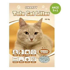 Smarty Tofu Cat vadas Original bekvapis kraikas 6 l AKCIJA 5 1 NEMOKAMAS