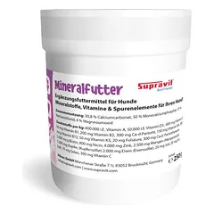 Supravit Mineralfutter für Hunde Ergänzungsfutter