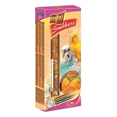 Vitapol Standard Smakers Orange For Budgie lazdelės su apelsinais banguotiems papūgėlėms, 2 vnt., 90 g
