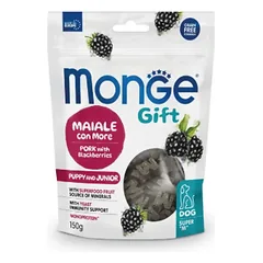 Monge GIFT Dog Super "M" Puppy&Junior Kiauliena/gervuogės 150 g