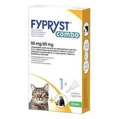 Fypryst Combo antiparazitinis užlašinamas tirpalas katėms ir šeškams, 50 mg