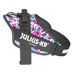 JULIUS-K9 IDC® Power petnešos šunims, rožinės ir pilkos, Dideliems 26–45 kg — 5 nuotrauka
