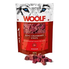 WOOLF Soft Cranberry Strips Skanėstai šunims su spanguolėmis 100g — 2 nuotrauka