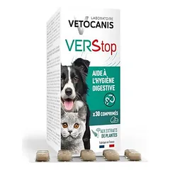 Vetocanis VERStop Tabletten, 30 kramtomųjų tablečių — 1 nuotrauka