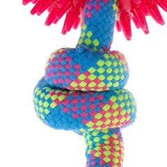 zooplus Basics virvė su kamuoliuku, Ø 10 x L 32 cm — 5 nuotrauka