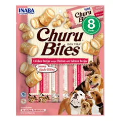 Churu Bites suktinukai šunims su vištiena ir lašiša, 8 vnt.