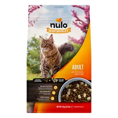 Nulo Raw Medley sausas maistas katėms, su vištiena, kalakutiena ir antiena 2kg