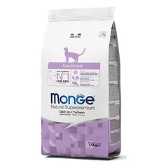 Monge sausas maistas sterilizuotiems šunims su vištiena 1.5 kg