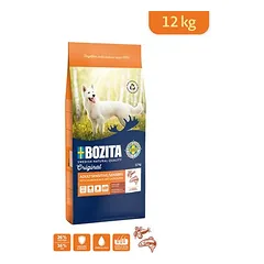 Bozita Original Adult Sensitive odai ir kailiui su lašiša ir ryžiais – be kviečių, sausas maistas šunims, > 10 kg — 5 nuotrauka
