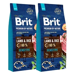 BRIT Premium By Nature Sensitive Lamb 30 kg (2 x 15 kg)
