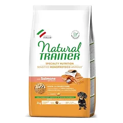 Natural Trainer Sensitive Adult Mini sausas maistas šunims su lašiša
