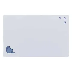 Trixie Place Mat Fat Cat/Paws kilimėlis po dubenėliais katėms, pilkas, 44×28 cm