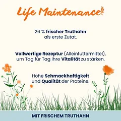 Almo Nature Functional Life Maintenance su kalakutiena ir ryžiais, sausas maistas katėms, > 10 kg — 3 nuotrauka