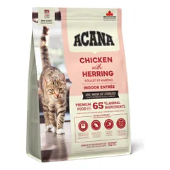 Acana Indoor Entree Cat sausas maistas katėms, 1,8 kg