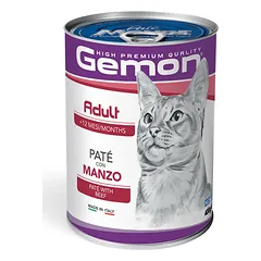 Gemon adult konservuotas paštetas suaugusioms katėms su jautiena 400g