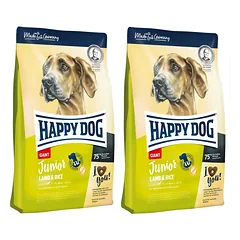 HAPPY DOG Junior Giant Lamb & Rice 30 kg (2 x 15 kg)
