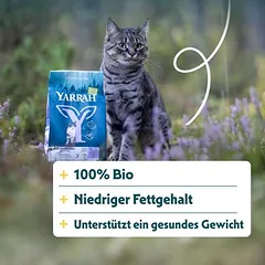 Yarrah Bio Sterilised be kviečių su ekologiška vištiena, sausas maistas katėms, 1,5 - 2,9 kg — 2 nuotrauka