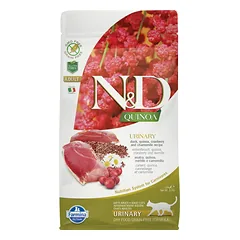 FARMINA N&D QUINOA - CAT Dry URINARY Duck&Cranberry ADULT 1,5 kg