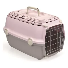 Crate horizontas metalo durys, romantiška rožinė