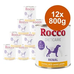 Rocco Diet Care Renal su vištiena ir batatais, drėgnas maistas šunims 800 g — 3 nuotrauka