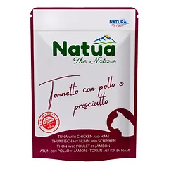 NATUA Natural Tunžinys ir vištiena su kumpiu želė pakuotėje 70 g