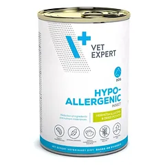 VET EXPERT Veterinary Diet Dog Hypoallergenic Insect 375g vabzdžiai, drėgnas maistas šunims su maisto netolerancija