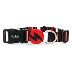 Dashi Slide Collar - šuns antkaklis, dryžuotas raštas, M — 5 nuotrauka