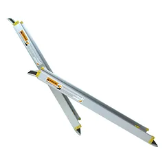 Rinkinys iš 2 rampų šunims 212,5cm., juodos/sidabrinės spalvos — 5 nuotrauka