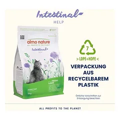 Almo Nature Functional Intestinal Help su ėriena, sausas maistas katėms — 4 nuotrauka