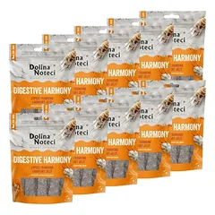 DOLINA NOTECI Smart Chews Digestive Harmony 10x100 g – virškinimo palaikymui, džiovinti skanėstai šunims