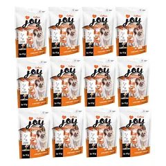 CALIBRA Joy Cat Yummy Chicken and Shrimp Treat 60x15 g su vištiena ir krevetėmis, kreminė kačių pasta