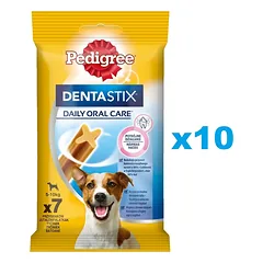 PEDIGREE DentaStix (mažų veislių) dantų priežiūros skanėstai šunims 70 vnt. - 10x110g