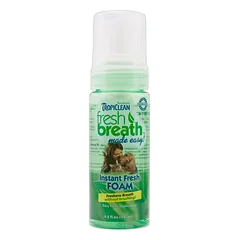 Tropiclean Fresh Breath Instant Foam - burnos higienos putos šunims ir katėms