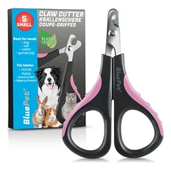 BluePet Krallenschere Mini für kleine Hunde, Katzen, Welpen und Nagetiere
