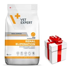 VETEXPERT  Veterinary Diet Dog Renal Elimination 8kg + Staigmena ŠUNIUI