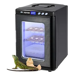 Juodųjų roplių skaitmeninis inkubatorius 25 L, 5–42 °C, 12V/110V