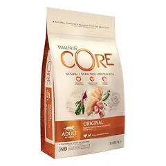 Wellness Core Cat Adult Original su kalakutiena ir vištiena, sausas maistas katėms, 1,5 - 2,9 kg — 2 nuotrauka