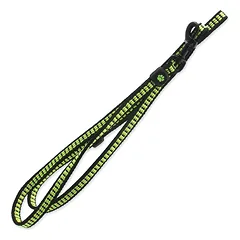 Active Dog Leash Strong XS nailoninis pavadėlis miniatiūriniams šunims su atspindinčia gija, laimo spalvos, 1×120 cm