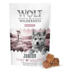 Wolf of Wilderness Snack - Junior Wild Bites 180 g