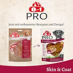 8in1 Fillets Pro Skin & Coat 80 g skanėstai šunims — 2 nuotrauka