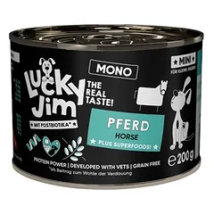 Lucky Jim MINI Mono drėgnas maistas šunims, ekonominė pakuotė 24 x 200 g, 200 - 399 g — 3 nuotrauka