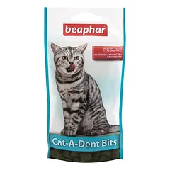 Beaphar Cat-A-Dent Bits papildas katėms dantų sveikatai su chlorofilu, 35 g, 75 vnt.