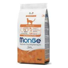 Monge Dry Cat Adult Sterilized sausas maistas sterilizuotoms katėms su antiena, 1,5 kg